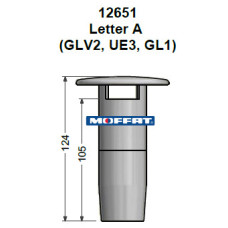 12651 - DRAIN UPSTAND GL Plastic Assy