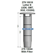 279 10018 - DRAIN UPSTAND
