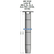 400 10145 - DRAIN UPSTAND WASH CD 305MM PLASTIC