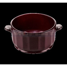 DM103B - BOWL H/HEAT BURGUNDY 8OZ 48