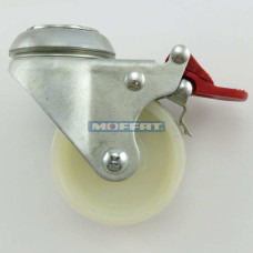302728 - CASTOR 75mm BRAKE & M12x50 SKT CAP PTLE